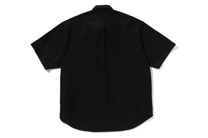 BAPE 1ST CAMO APPLIQUE OXFORD 短袖襯衫
