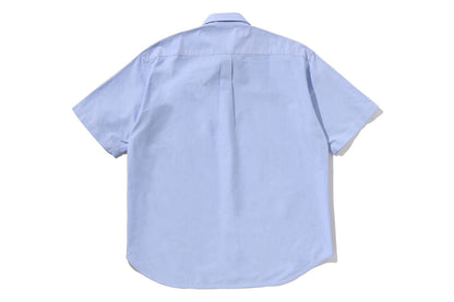 BAPE 1ST CAMO APPLIQUE OXFORD 短袖襯衫