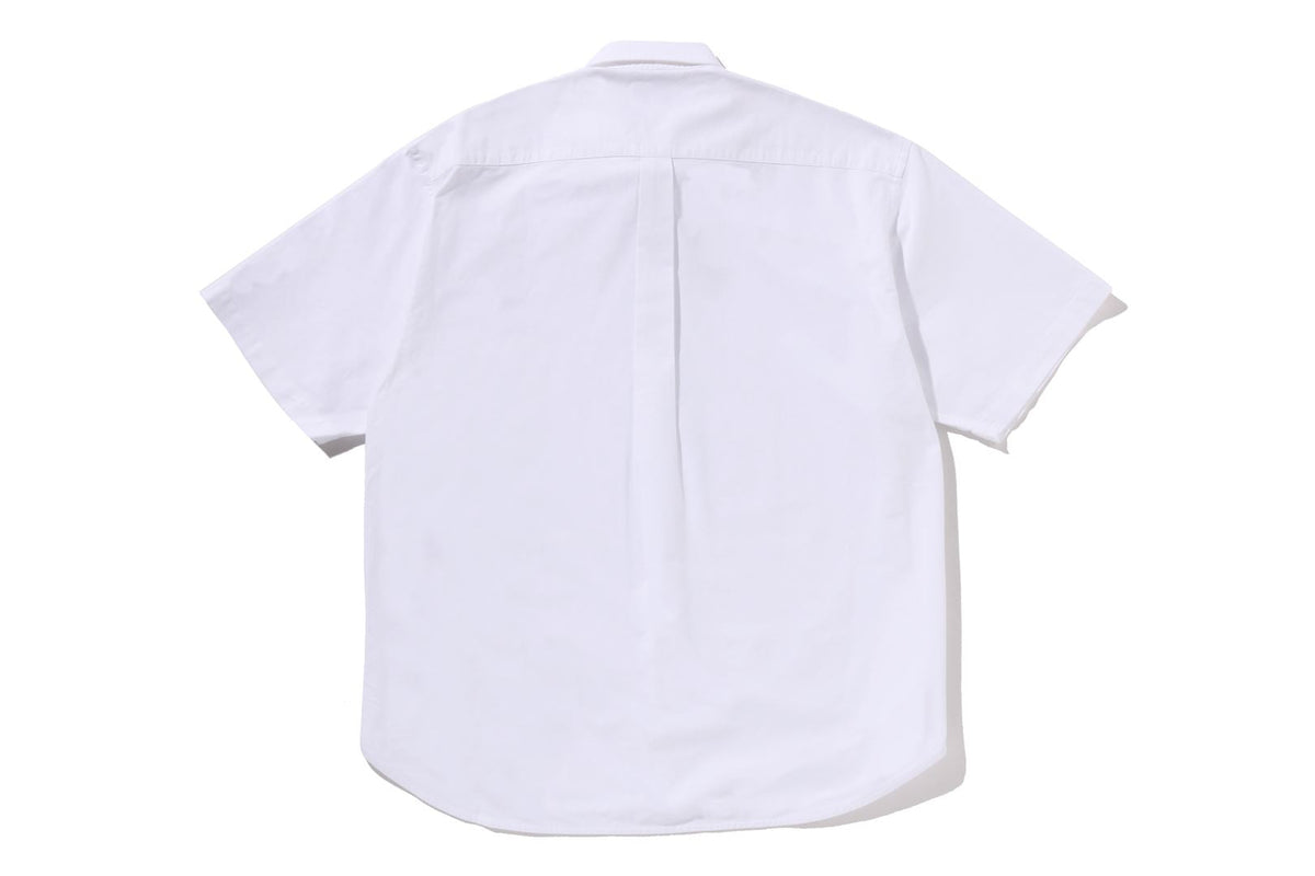 BAPE 1ST CAMO APPLIQUE OXFORD 短袖襯衫