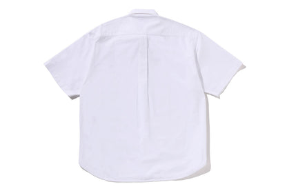 BAPE 1ST CAMO APPLIQUE OXFORD 短袖襯衫