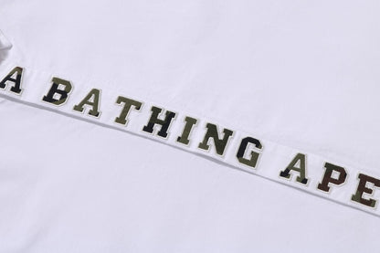 BAPE 1ST CAMO 應用刺繡牛津短袖襯衫