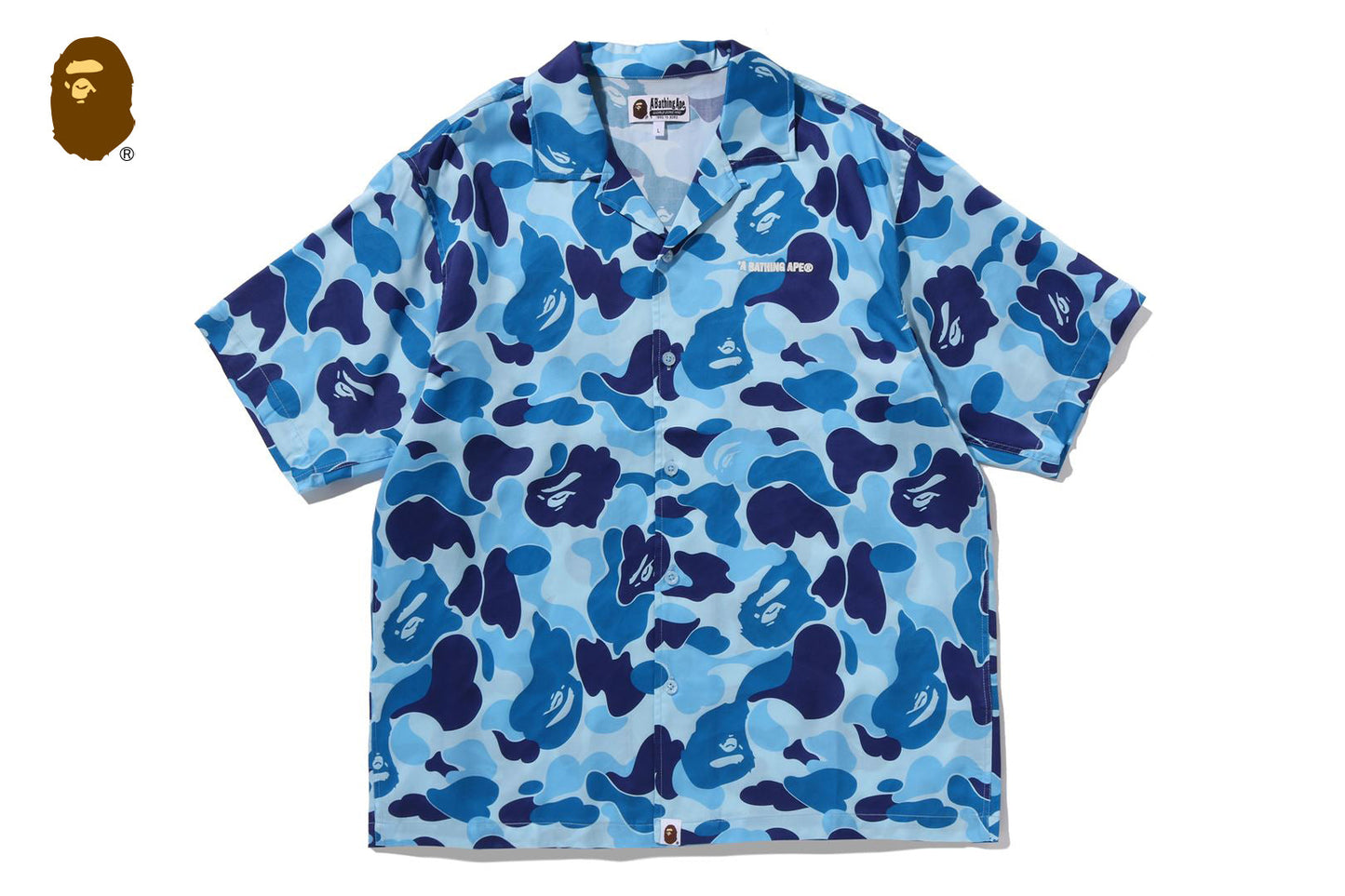 BAPE ABC CAMO 開襟短袖襯衫