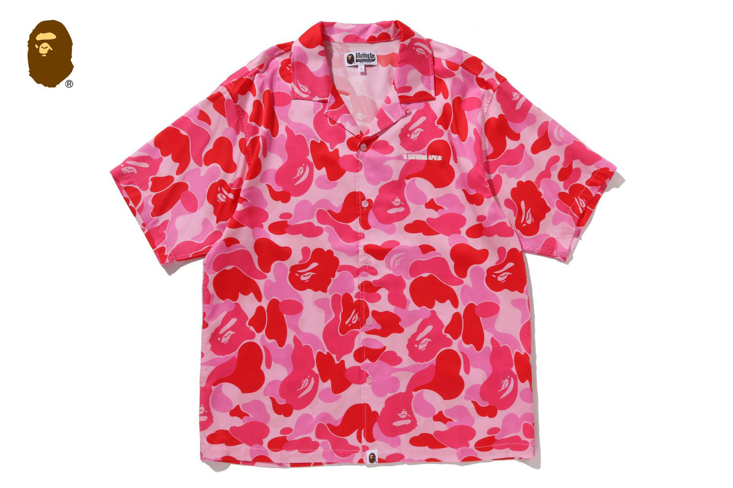BAPE ABC CAMO 開襟短袖襯衫