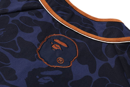 BAPE SOLID CAMO MULTI LOGO BASEBALL SS SHIRT