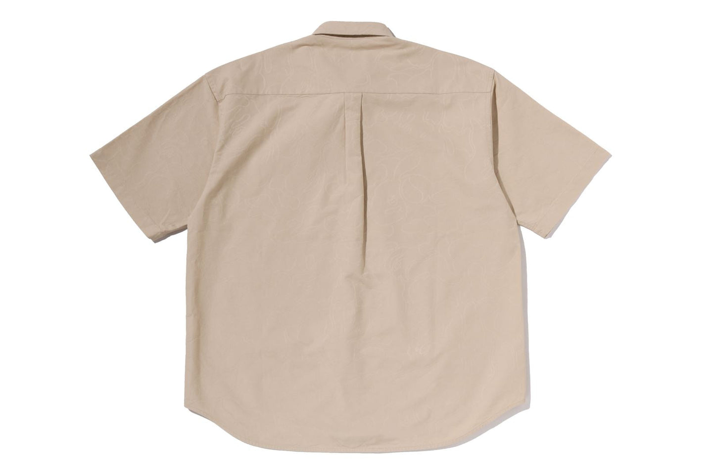 BAPE ONE POINT LINE CAMO JACQUARD OXFORD 短袖襯衫