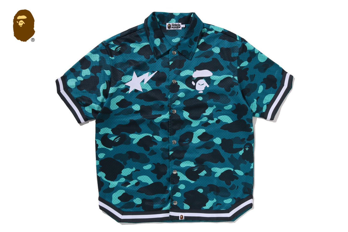 BAPE COLOR CAMO WARM UP SS SHIRT