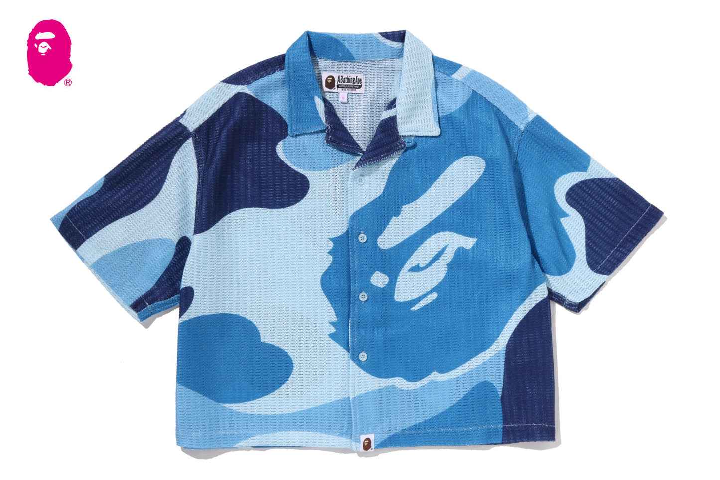 BAPE MEGA ABC CAMO 開襟襯衫