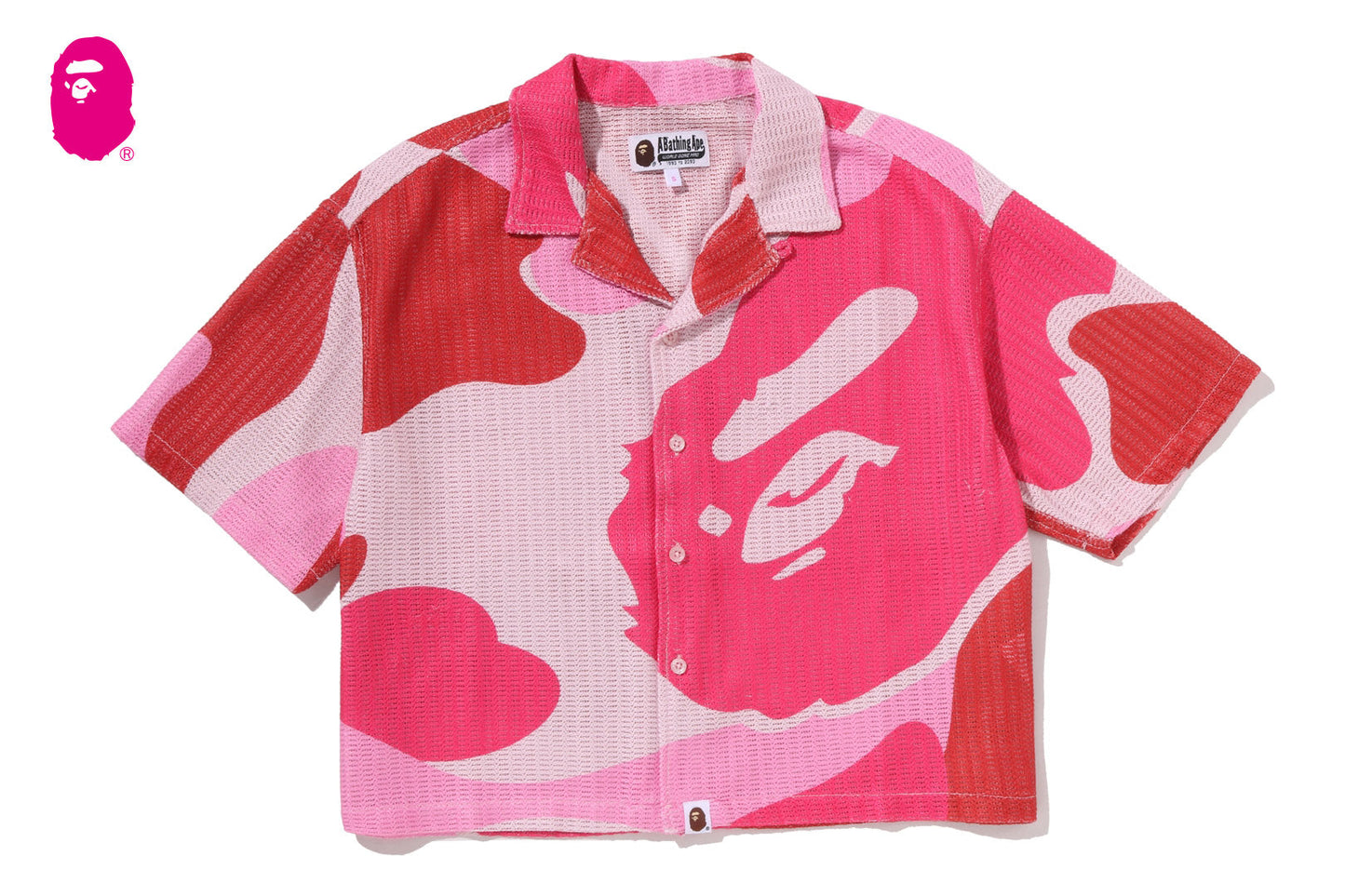 BAPE MEGA ABC CAMO 開襟襯衫