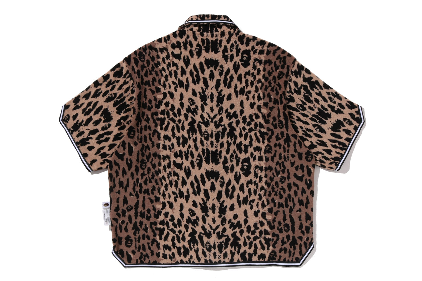 BAPE 倉石一樹 LEOPARD 斜紋短袖襯衫