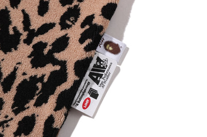 BAPE 倉石一樹 LEOPARD 斜紋短袖襯衫
