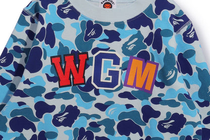 BAPE ABC CAMO SHARK CREWNECK