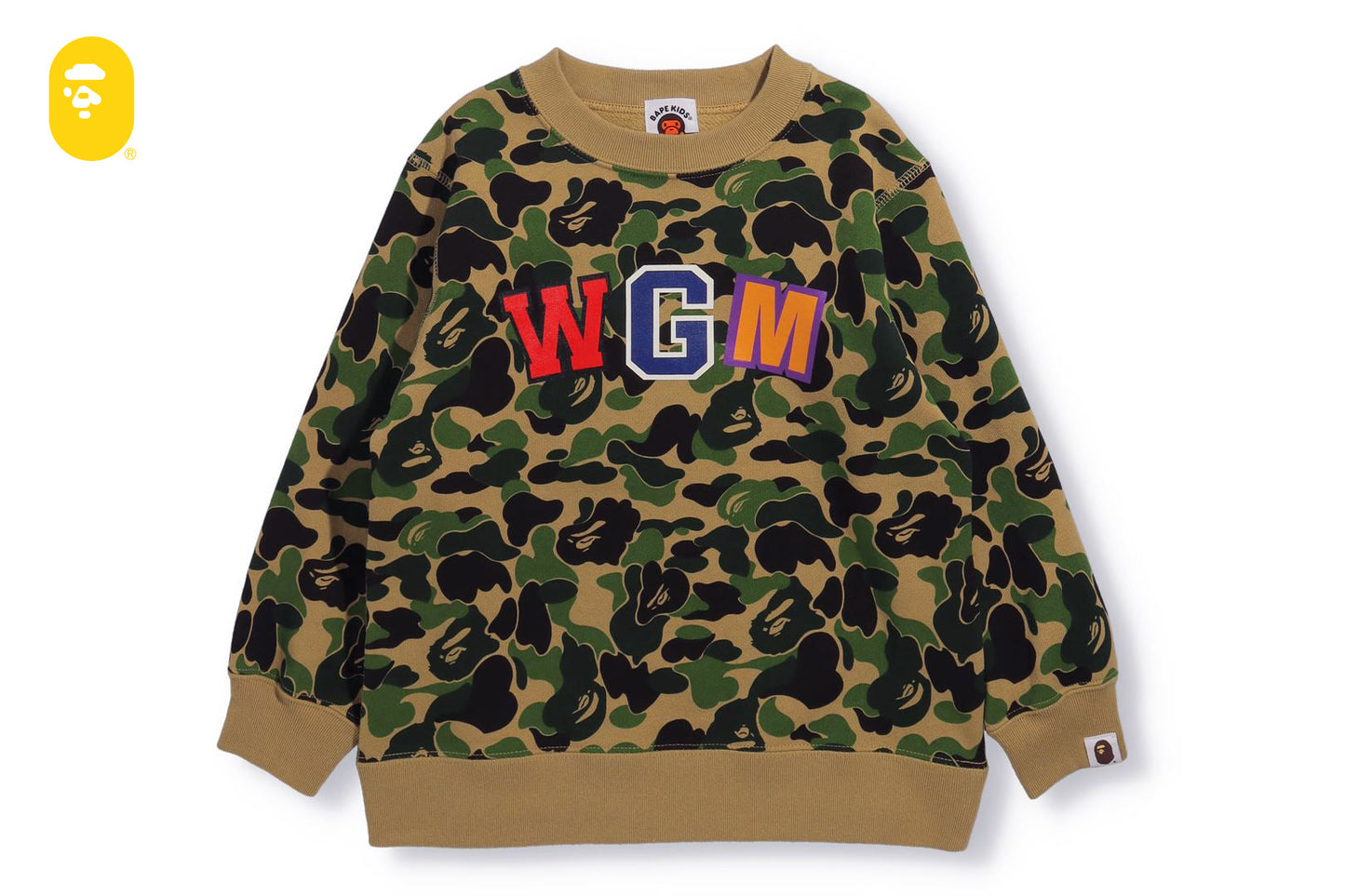 BAPE ABC CAMO SHARK 圓領毛衣
