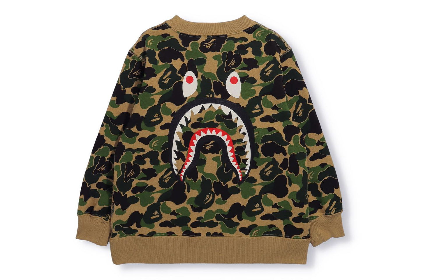 BAPE ABC CAMO SHARK 圓領毛衣