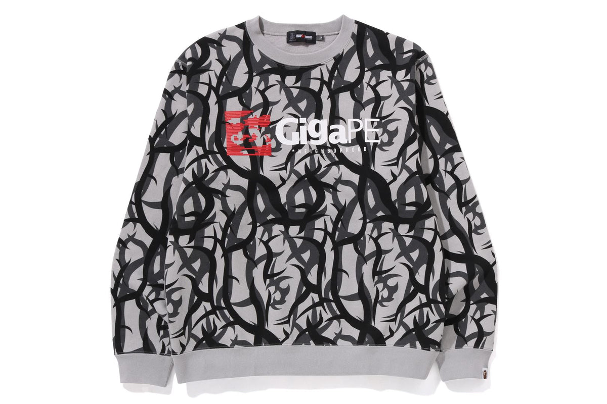 BAPE TRIAL CAMO GIGAPE CREWNECK