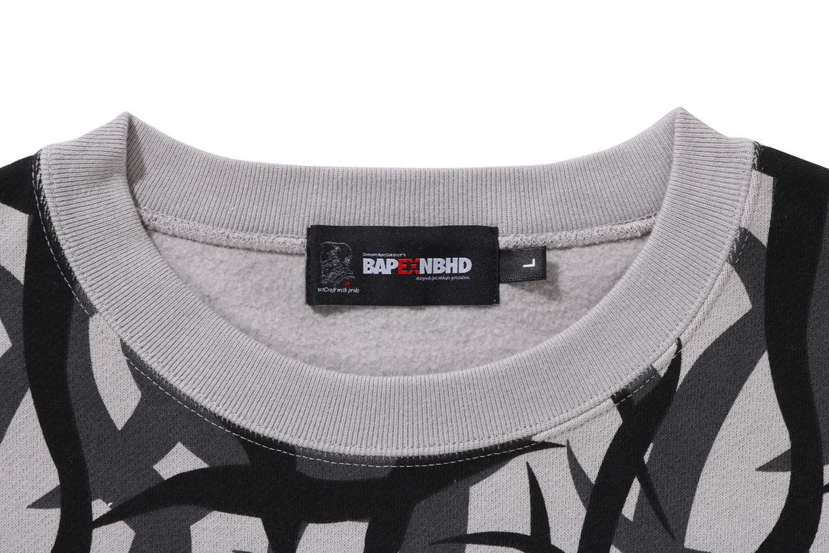 BAPE TRIAL CAMO GIGAPE CREWNECK