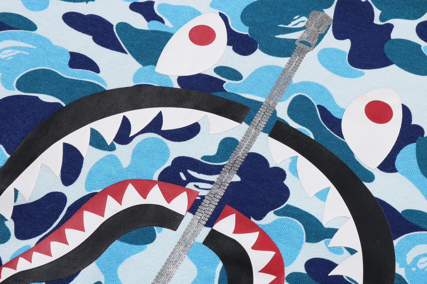BAPE ABC CAMO SHARK 圓領運動衫