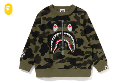 BAPE 1ST CAMO SHARK 圓領運動衫