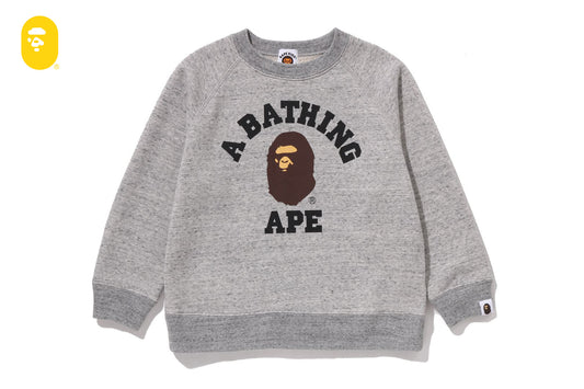 BAPE 大學休閒版型圓領運動衫