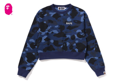 BAPE 彩色迷彩短版圓領運動衫