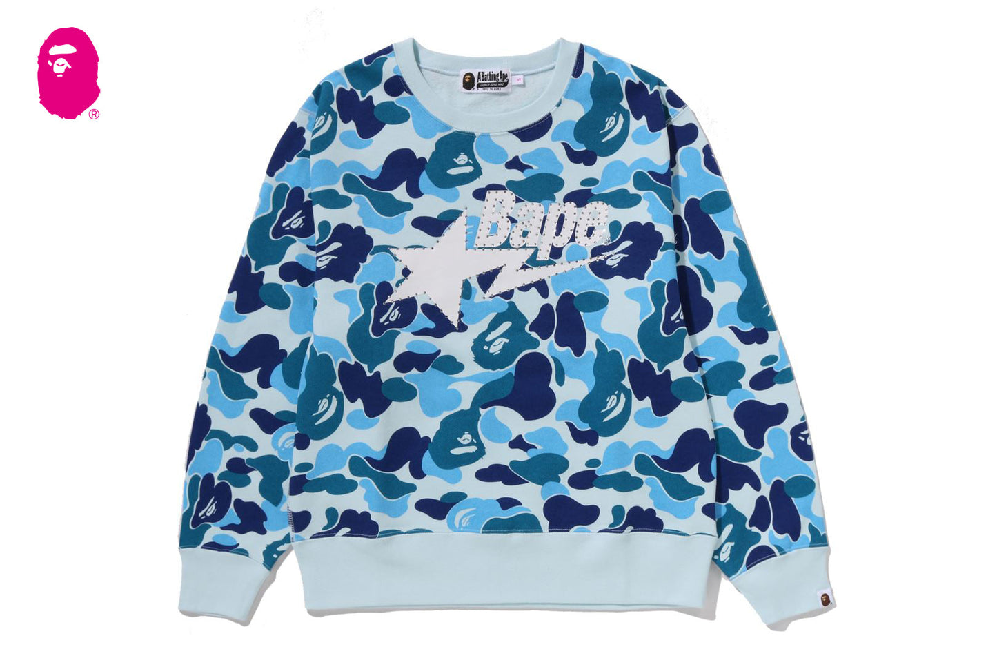 BAPE ABC CAMO 水鑽 BAPE STA 圓領衛衣