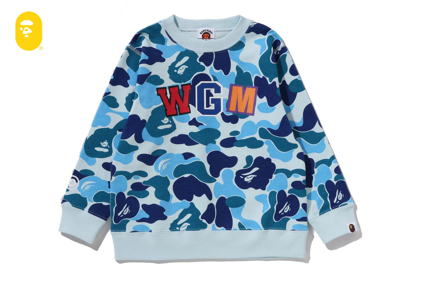 BAPE ABC CAMO SHARK 圓領運動衫