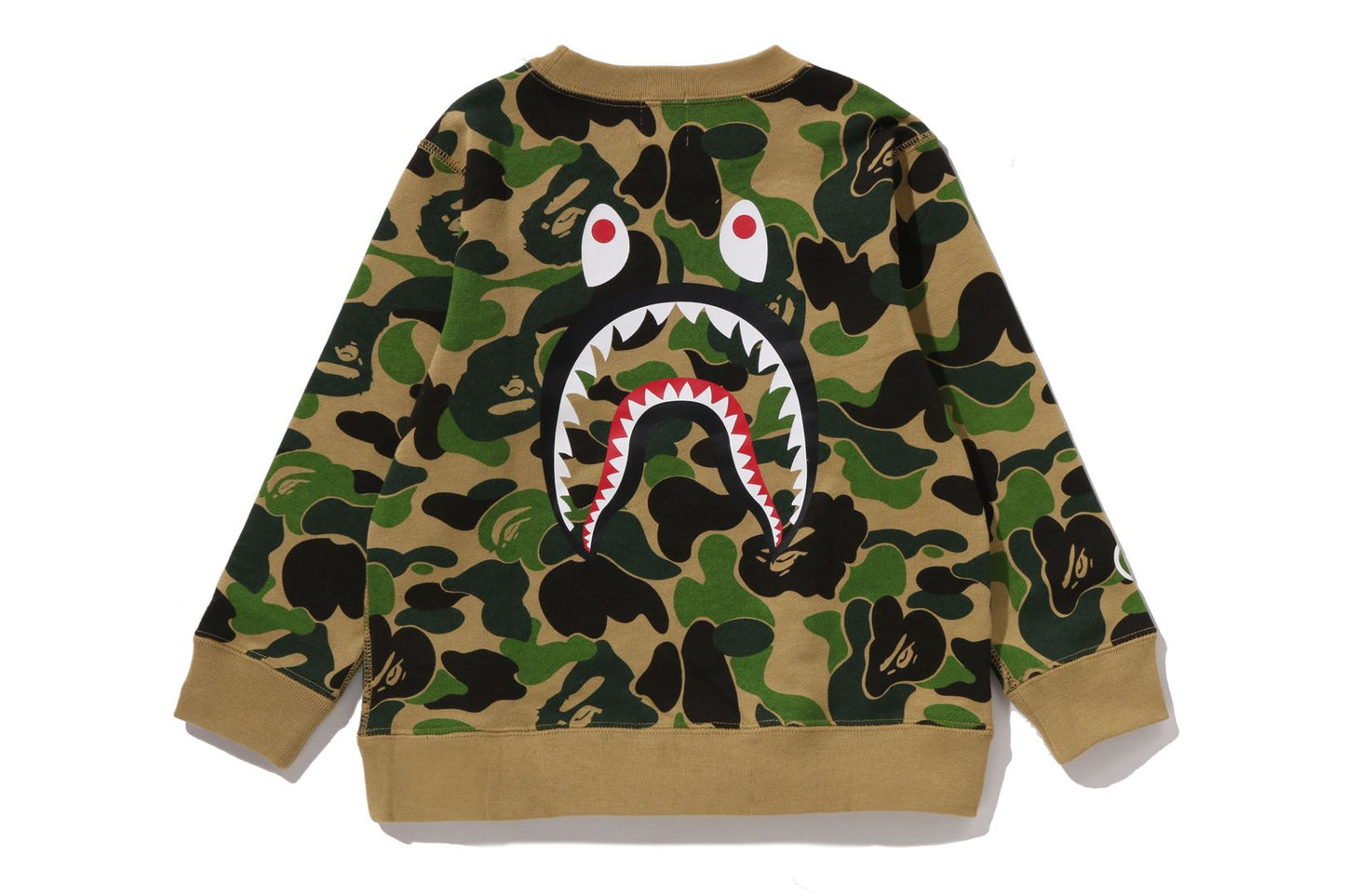 BAPE ABC CAMO SHARK 圓領運動衫