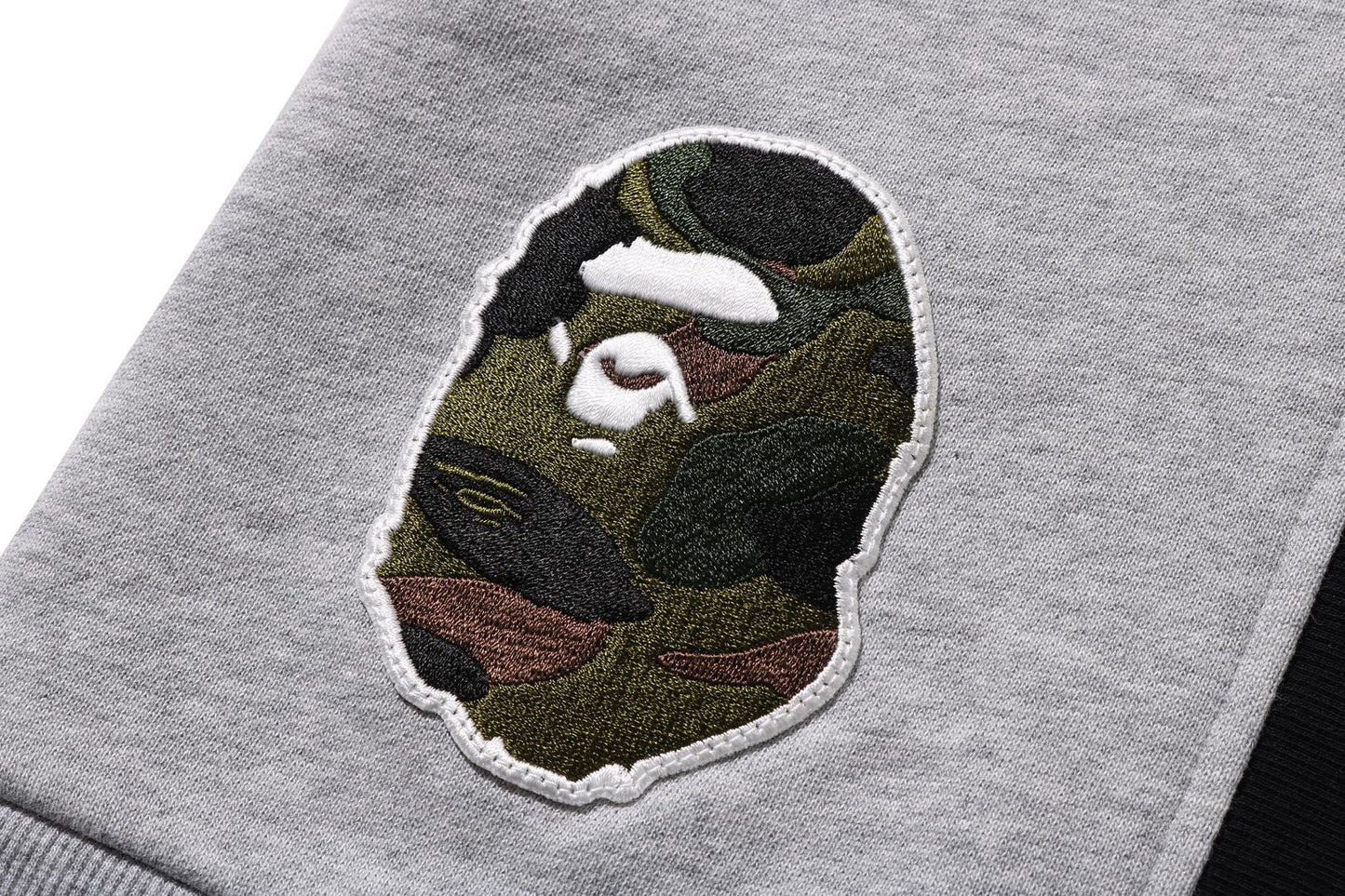 BAPE 1ST CAMO APE HEAD SHIRT LAYERED CARDIGAN