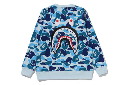 BAPE ABC CAMO SHARK CREWNECK SWEATSHIRT