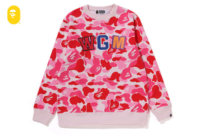 BAPE ABC CAMO SHARK CREWNECK SWEATSHIRT