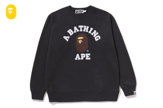 BAPE 大學休閒版型圓領運動衫