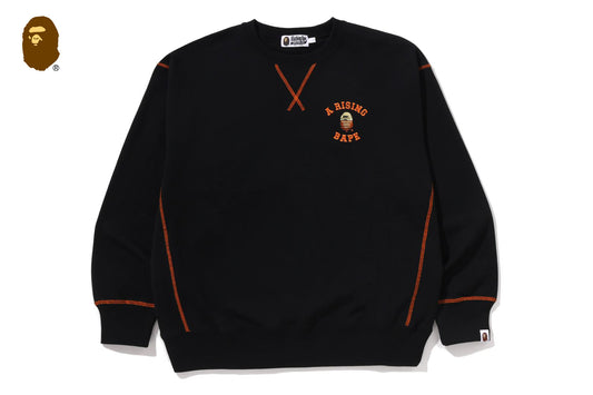 BAPE A RISING BAPE 寬鬆版圓領衛衣