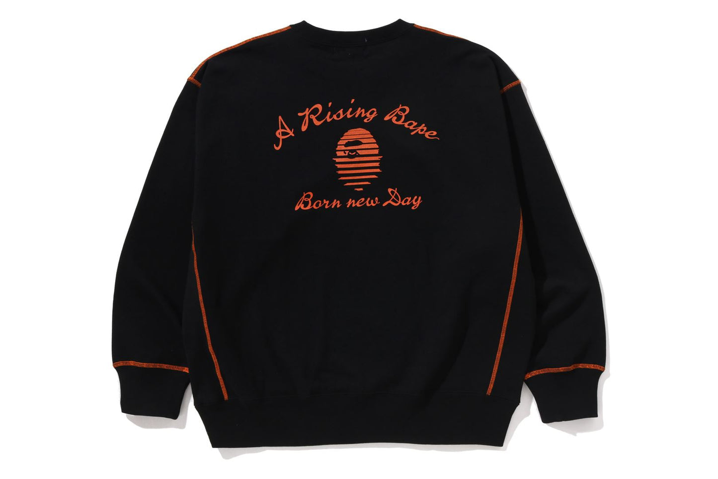 BAPE A RISING BAPE 寬鬆版圓領衛衣