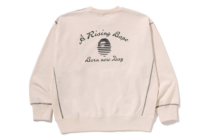 BAPE A RISING BAPE 寬鬆版圓領衛衣