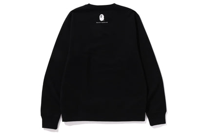 BAPE GO APE POINTER COLLEGE CREWNECK BAPEC