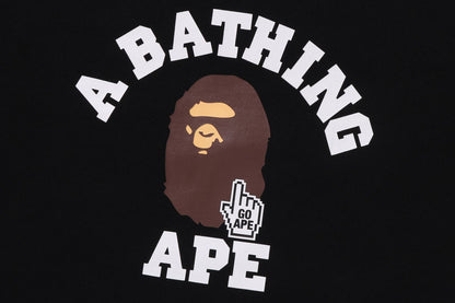 BAPE GO APE POINTER COLLEGE CREWNECK BAPEC