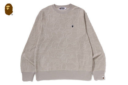 BAPE NEON CAMO JACQUARD SWEATSHIRTS