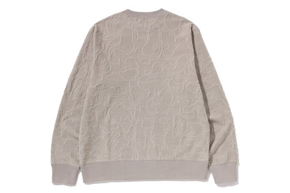 BAPE NEON CAMO JACQUARD SWEATSHIRTS