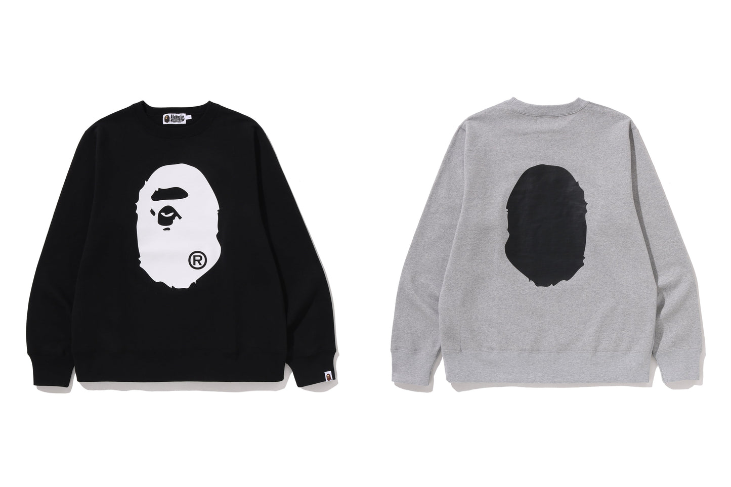 BAPE BIG APE HEAD 圓領運動衫