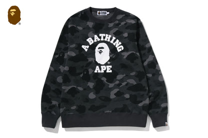 BAPE COLOR CAMO COLLEGE 圓領衛衣