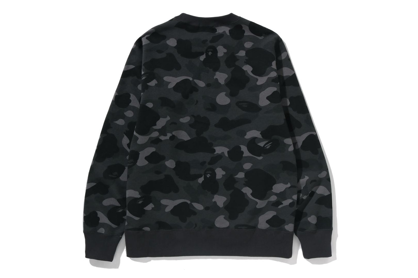BAPE 彩色迷彩大學圓領運動衫