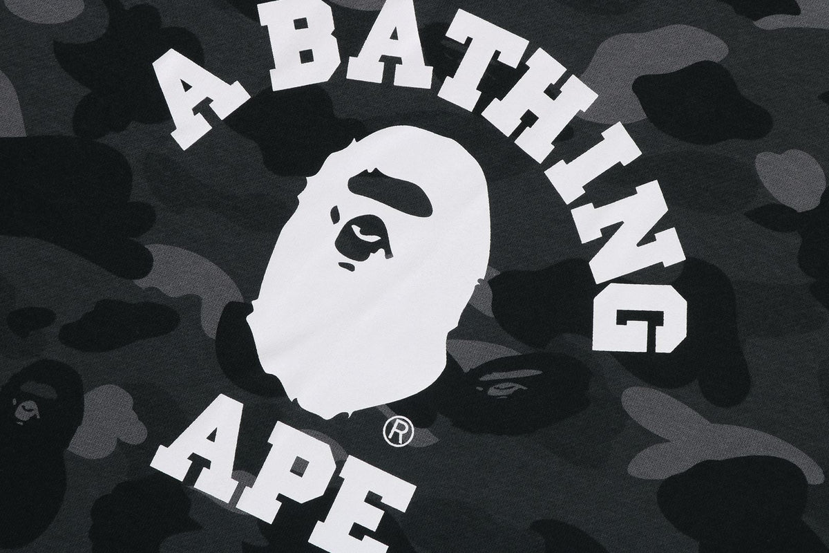 BAPE COLOR CAMO COLLEGE 圓領衛衣