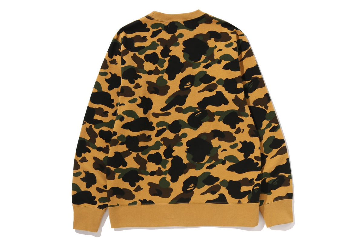 BAPE 1ST CAMO COLLEGE 圓領衛衣