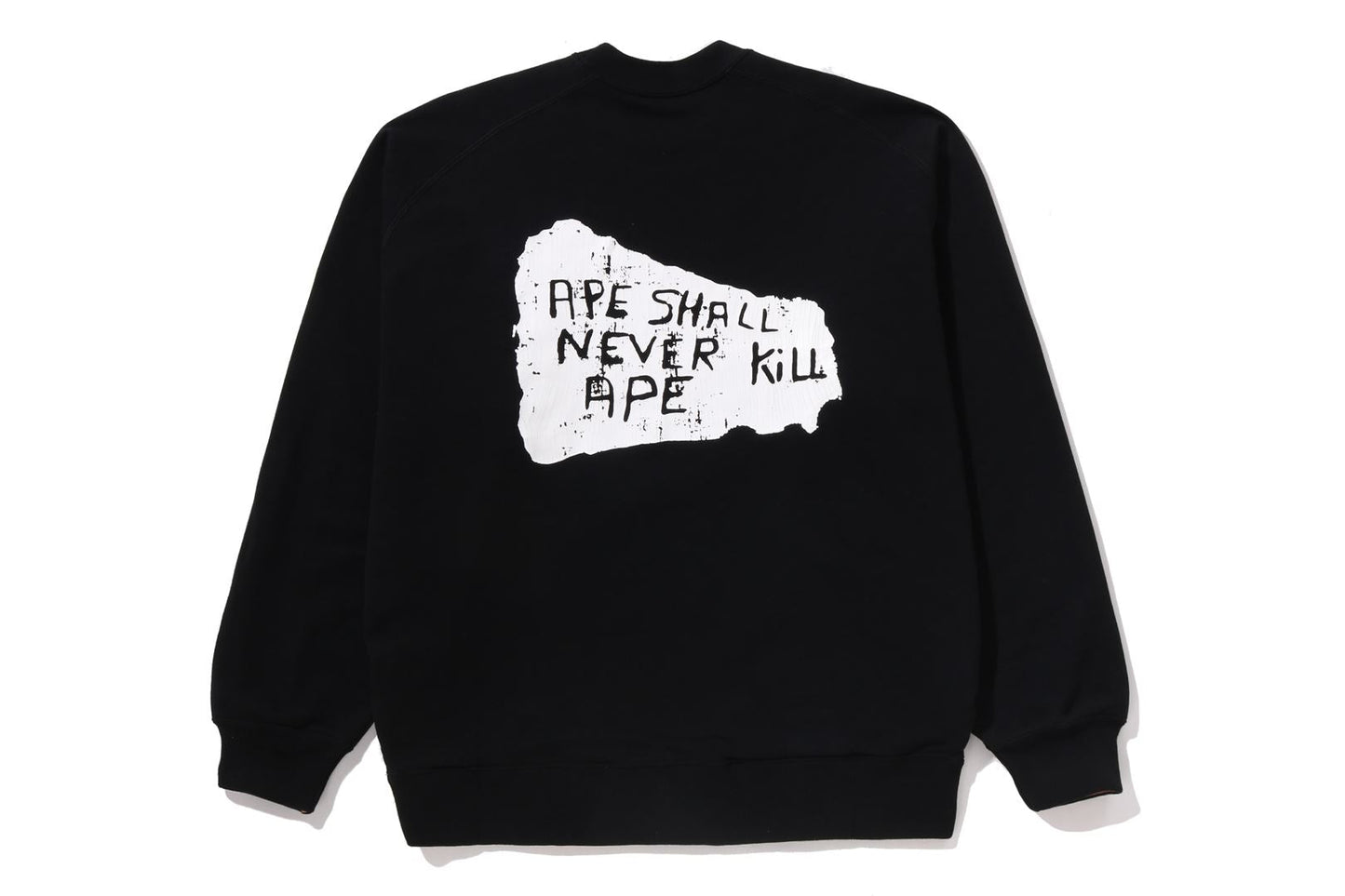 BAPE LOGO 可翻轉寬鬆版圓領運動衫
