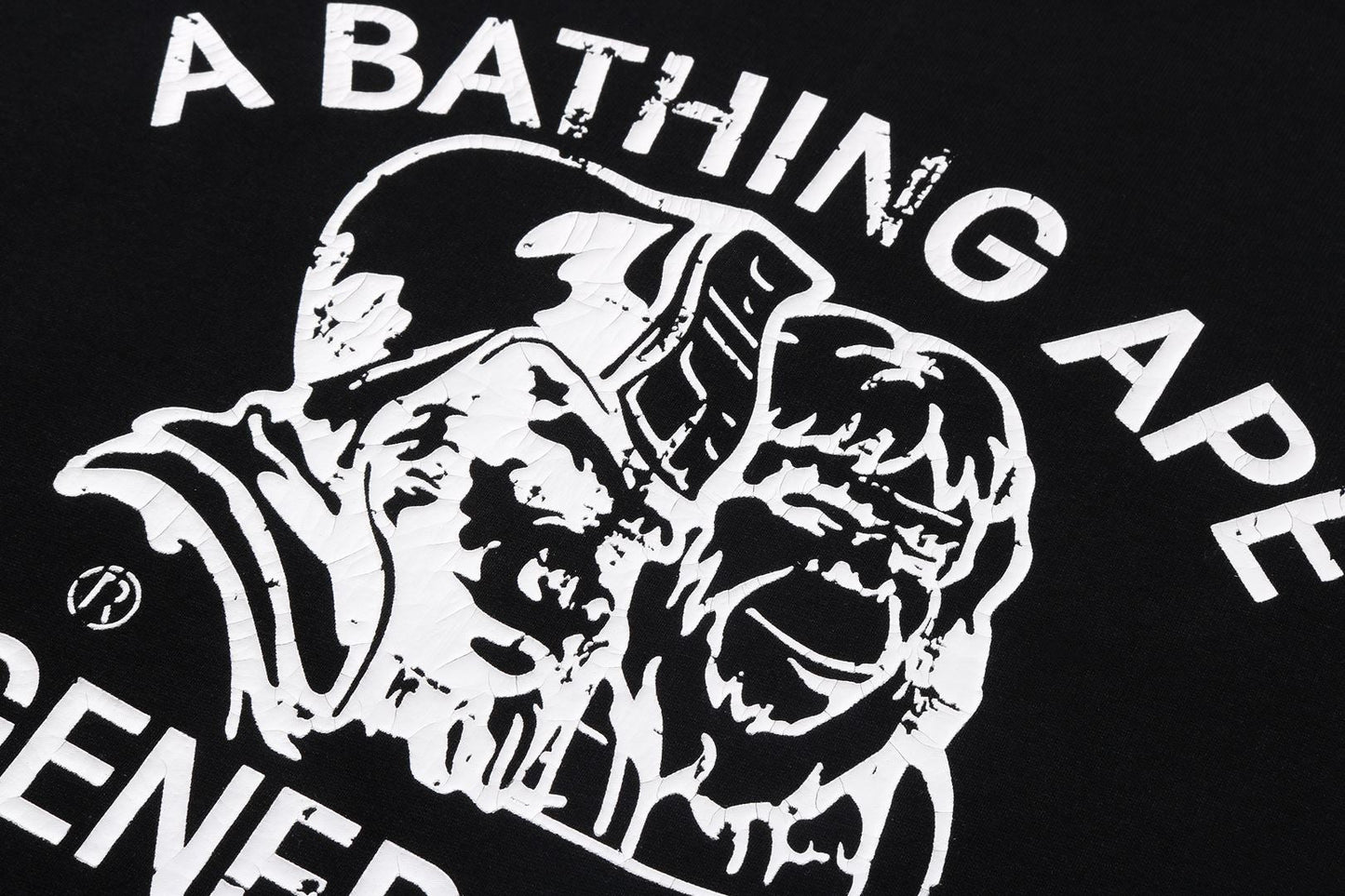 BAPE LOGO 可翻轉寬鬆版圓領運動衫