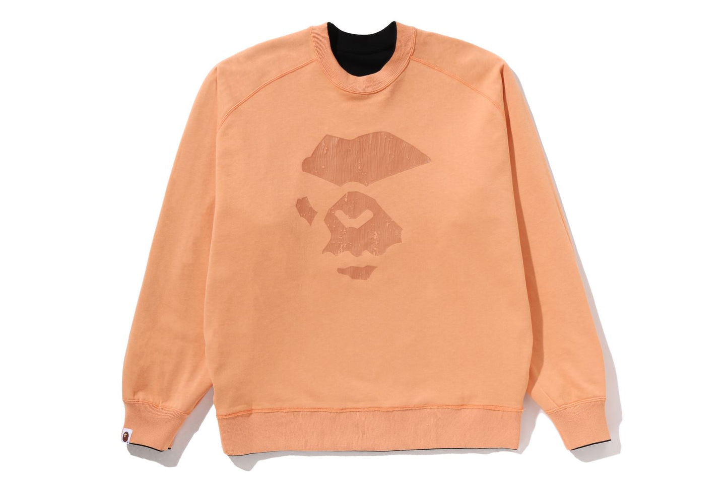 BAPE LOGO 可翻轉寬鬆版圓領運動衫