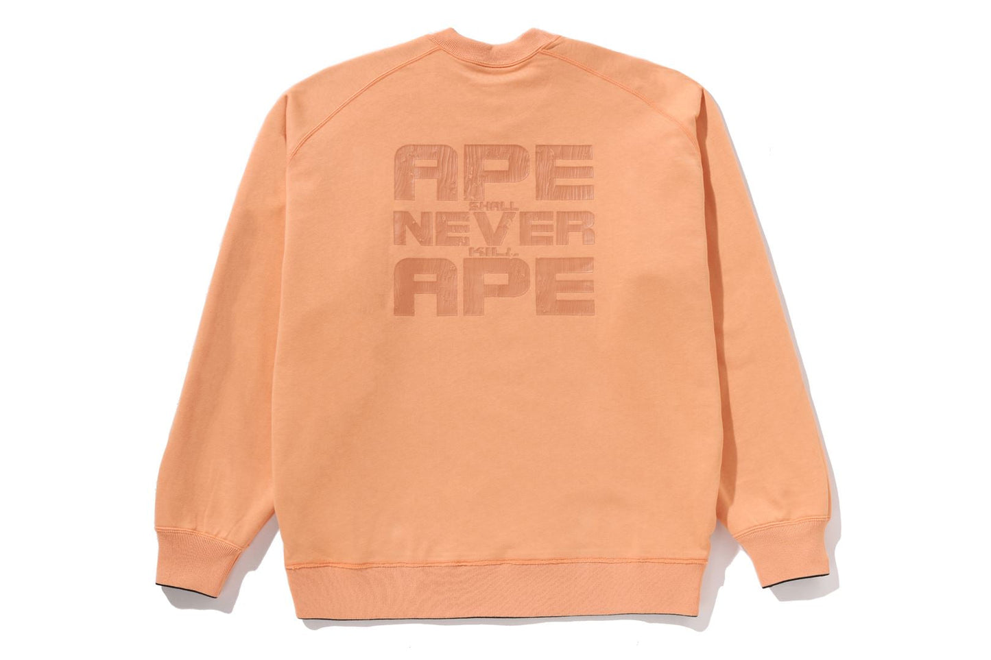 BAPE LOGO 可翻轉寬鬆版圓領運動衫