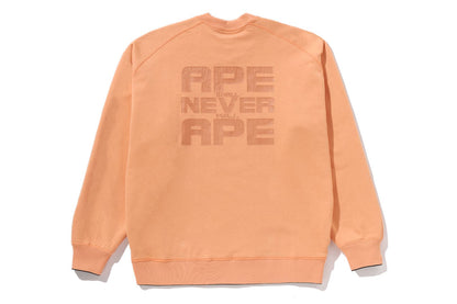 BAPE LOGO 可翻轉寬鬆版圓領運動衫