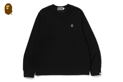 BAPE ONE POINT REGULAR FIT CREWNECK SWEATSHIRT