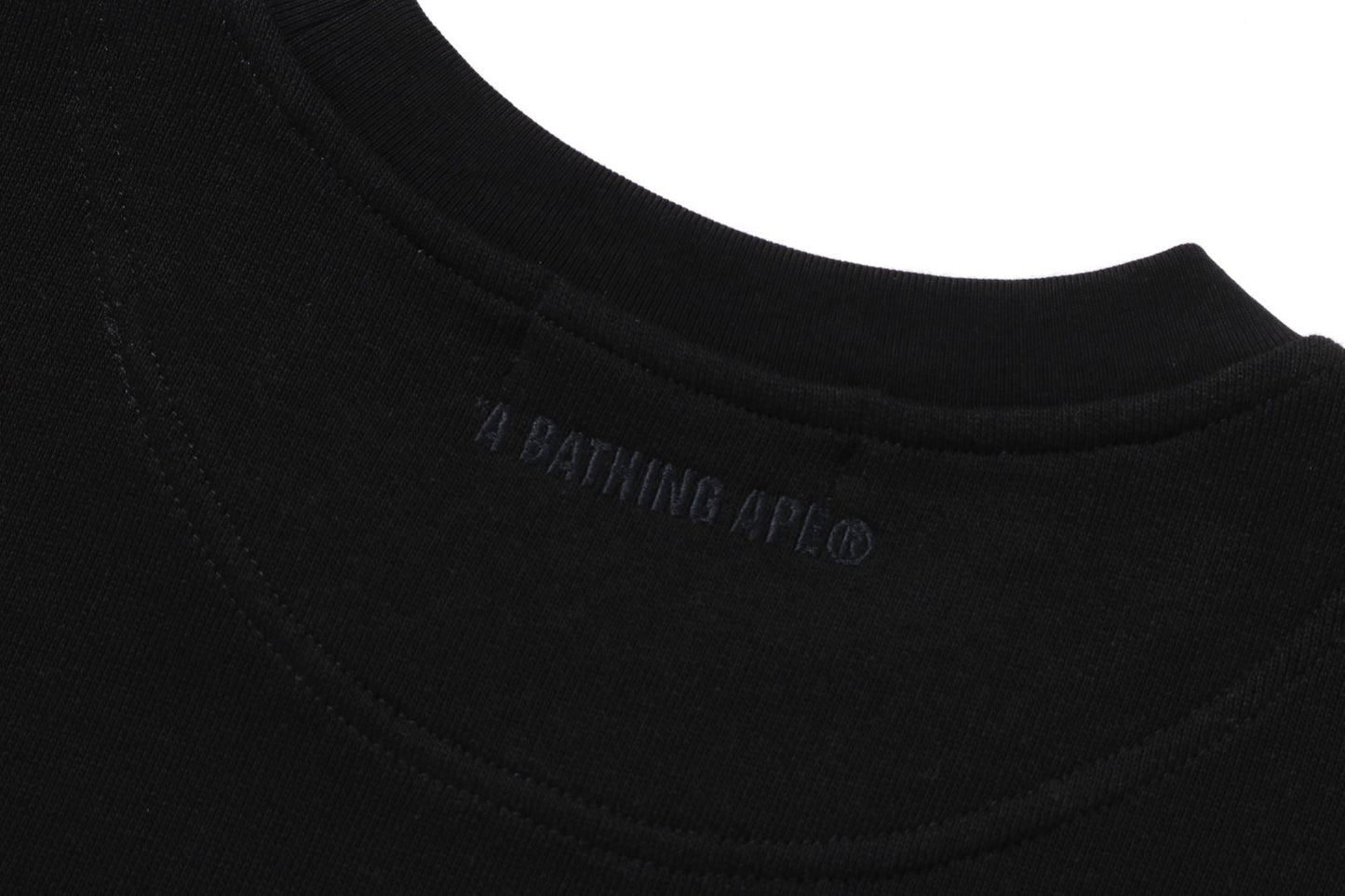 BAPE ONE POINT REGULAR FIT CREWNECK SWEATSHIRT