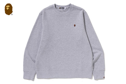 BAPE ONE POINT REGULAR FIT CREWNECK SWEATSHIRT